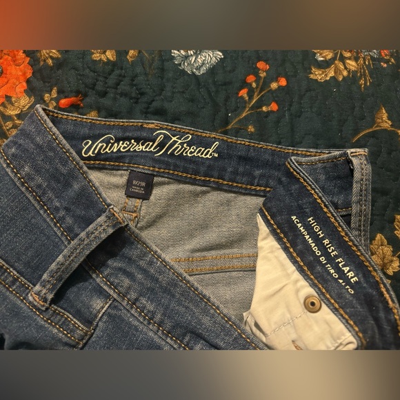 Universal Thread High-Rise Flare Jeans, 8/29R, Medium Blue - Picture 2 of 2